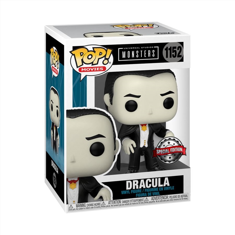 Universal Monsters - Dracula US Exclusive Pop! Vinyl [RS]/Product Detail/Standard Pop Vinyl