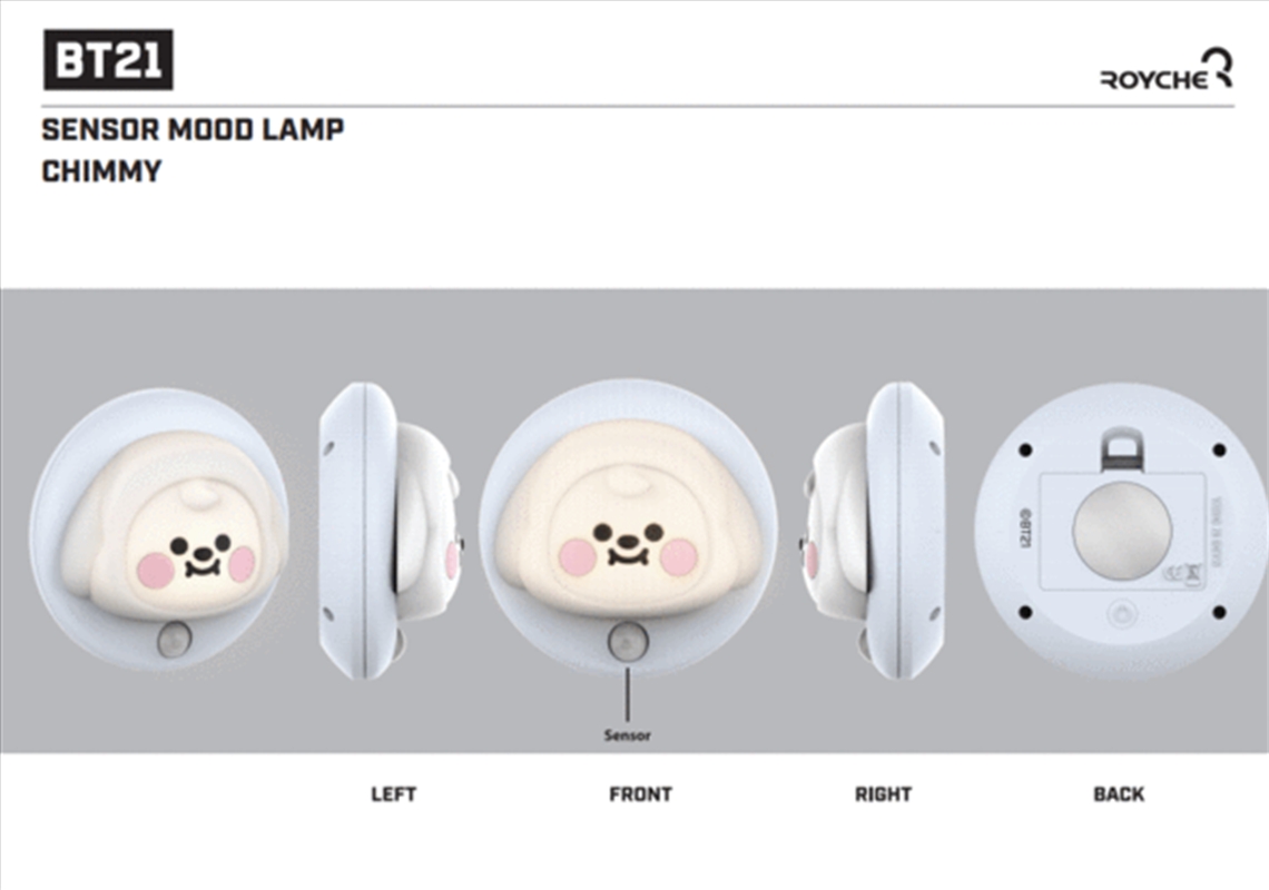 BT21 X ROYCHE Sensor Mood Lamp - Chimmy/Product Detail/KPOP Merch