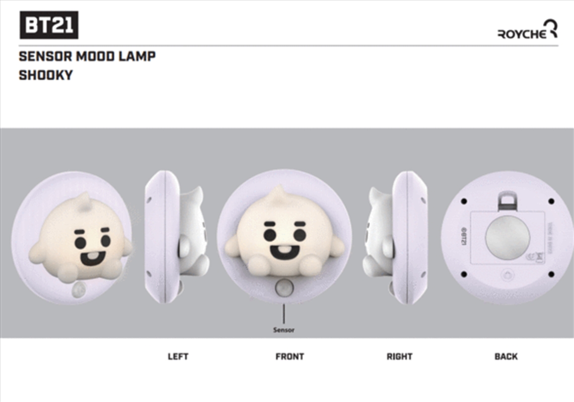 BT21 X ROYCHE Sensor Mood Lamp - Shooky/Product Detail/KPOP Merch