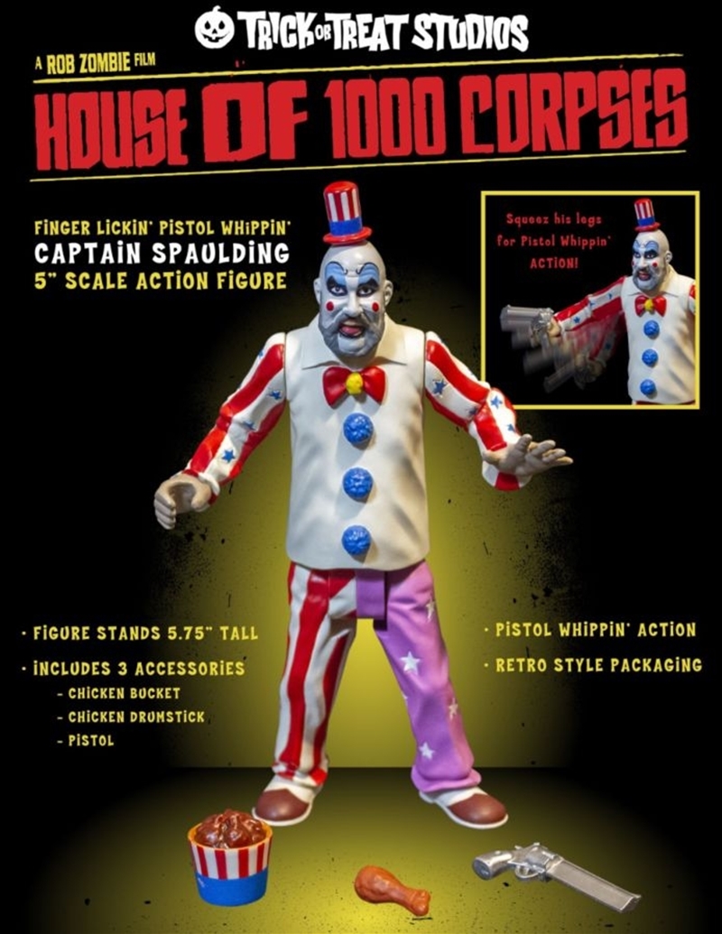 House of 1,000 Corpses - Captain Spaulding 5" Action Figure/Product Detail/Figurines