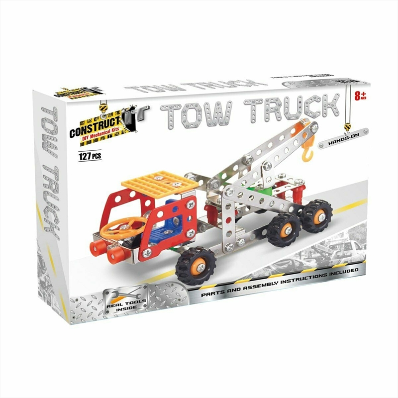 Construct-It! - Tow Truck - 127 Piece/Product Detail/Building Sets & Blocks