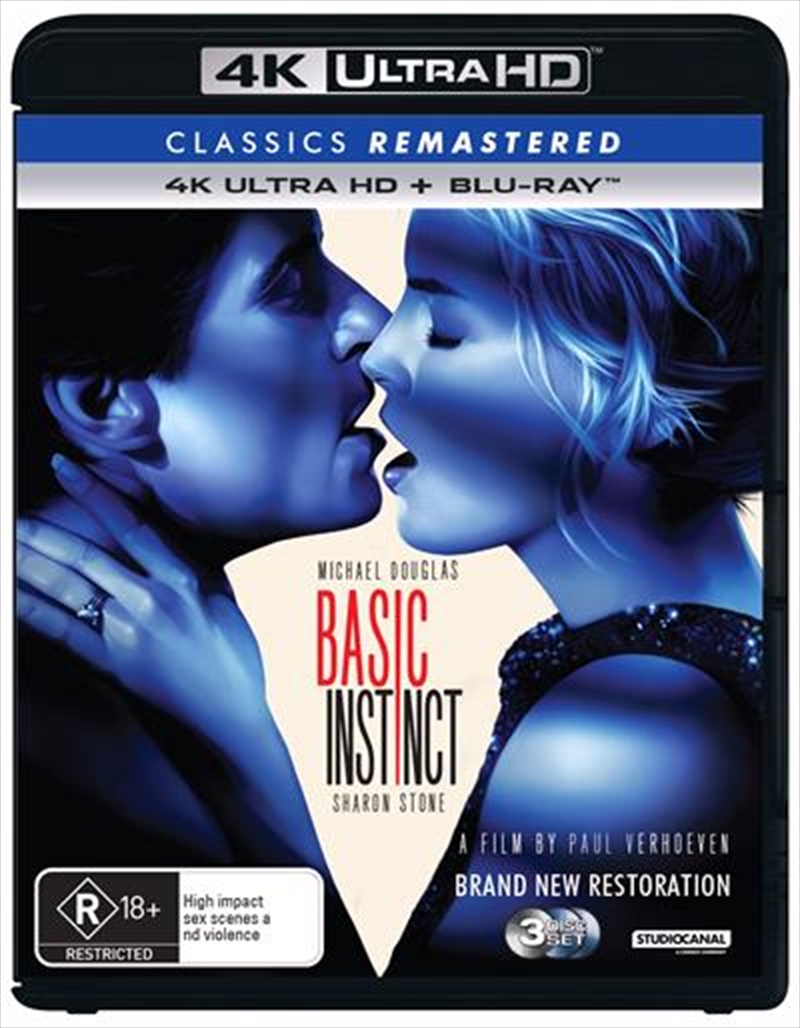 Basic Instinct  Blu-ray + UHD - Classics Remastered/Product Detail/Thriller