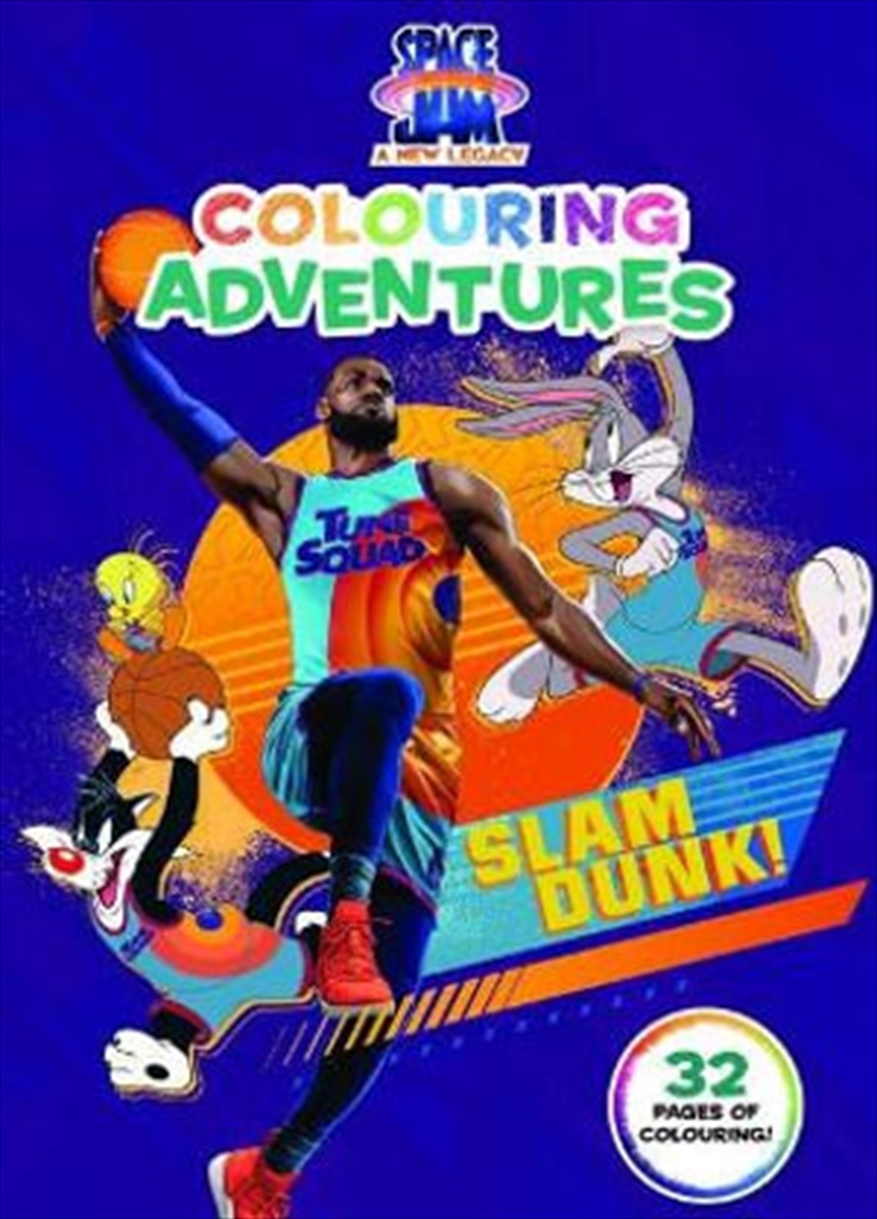 Space Jam 2: Colouring Adventures (Warner Bros) | Paperback Book