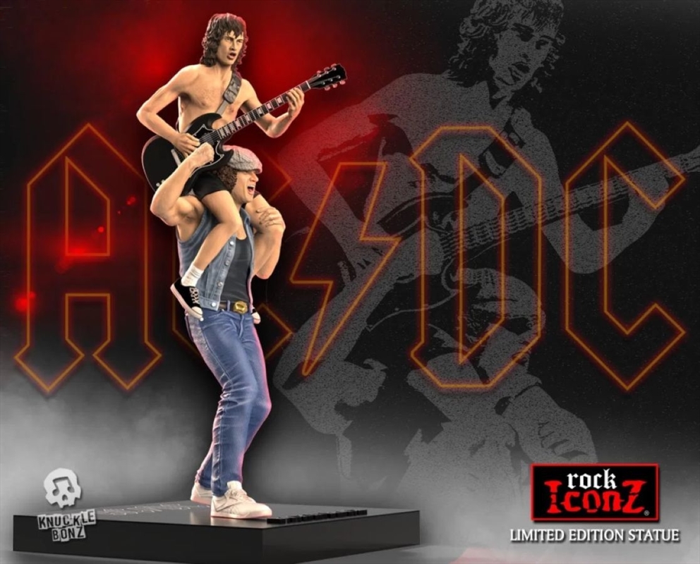 AC/DC - Angus & Brian Rock Iconz Statue | Merchandise
