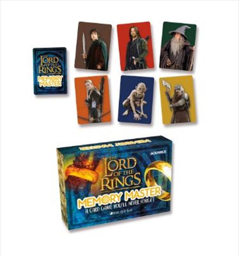 Lord Of The Rings Memory Master/Product Detail/Card Games