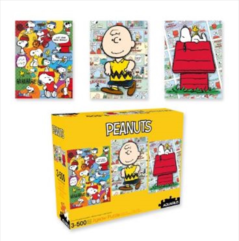 Peanuts 500pc x 3 Puzzle Set | Merchandise