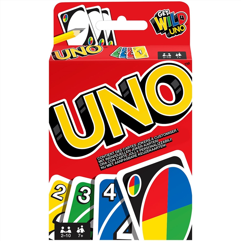 UNO Original Card Game - Get Wild 4 UNO/Product Detail/Card Games