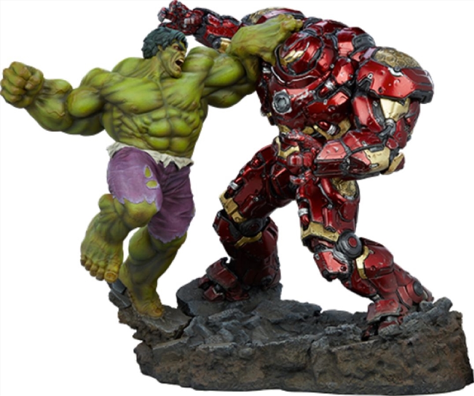 Marvel Comics - Hulk vs Hulkbuster Maquette/Product Detail/Busts