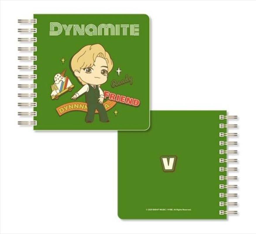 BTS Tinytan - Dynamite Spiral Notebook - V/Product Detail/Notebooks & Journals