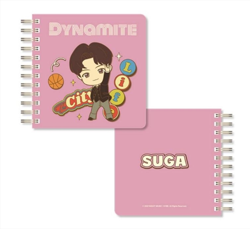BTS Tinytan - Dynamite Spiral Notebook - Suga/Product Detail/Notebooks & Journals