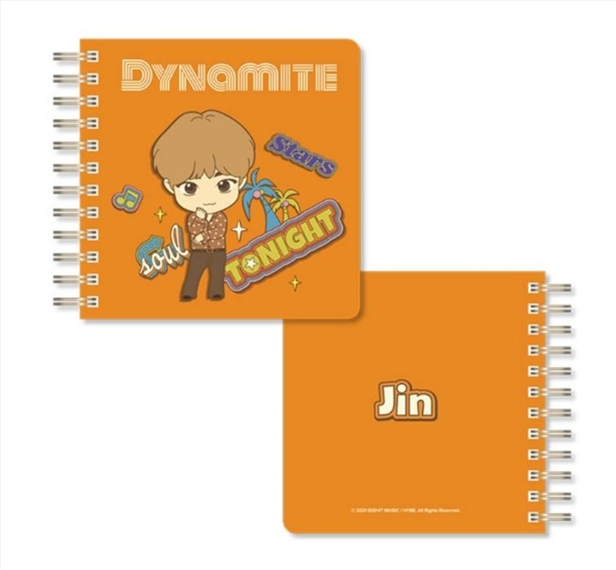 BTS Tinytan - Dynamite Spiral Notebook - Jin/Product Detail/Notebooks & Journals