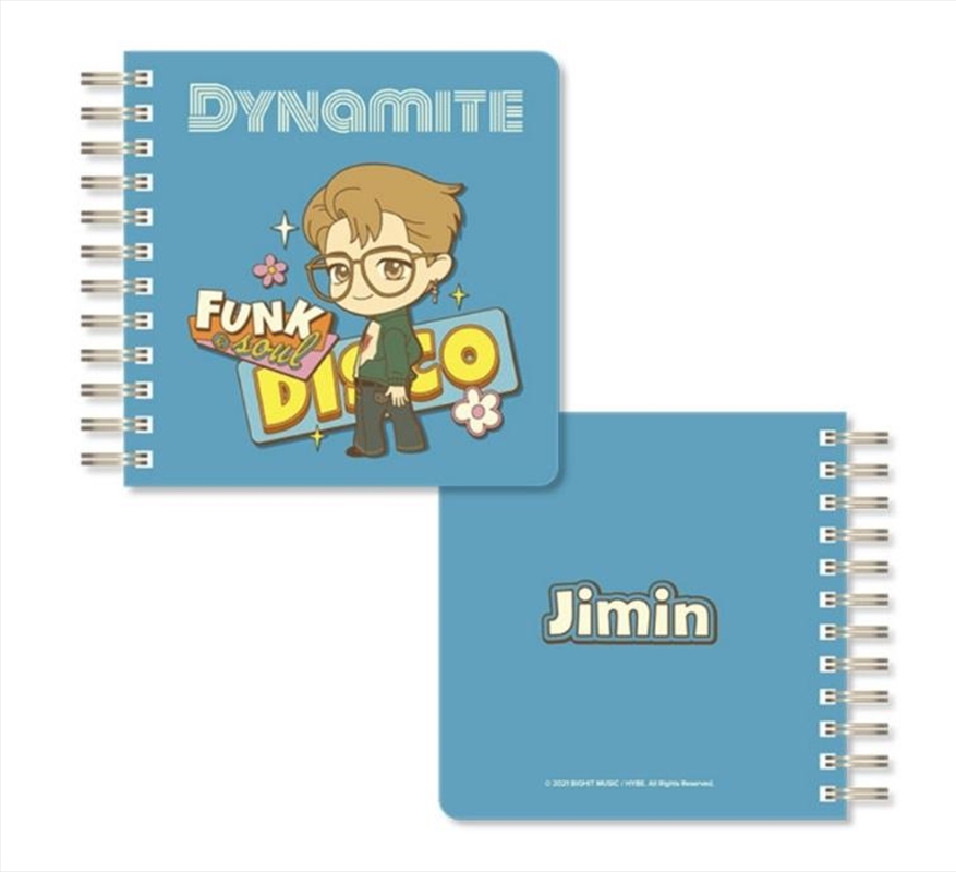 BTS Tinytan - Dynamite Spiral Notebook - Jimin/Product Detail/Notebooks & Journals