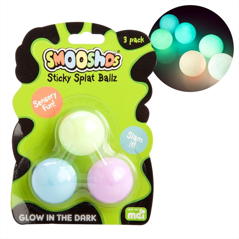 Glow In The Dark Sticky Splat Ball/Product Detail/Fidget & Sensory