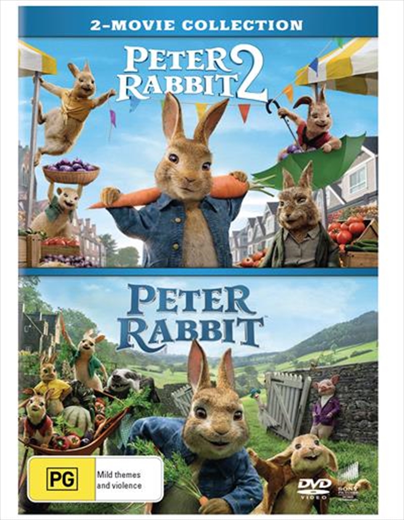Peter Rabbit / Peter Rabbit 2 - The Runaway | 2 Movie Franchise Pack | DVD