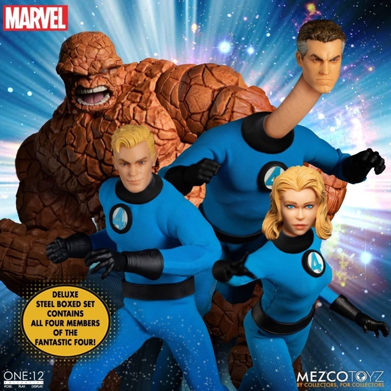Fantastic Four - Deluxe Steel One:12 Action Figure Boxed Set | Merchandise
