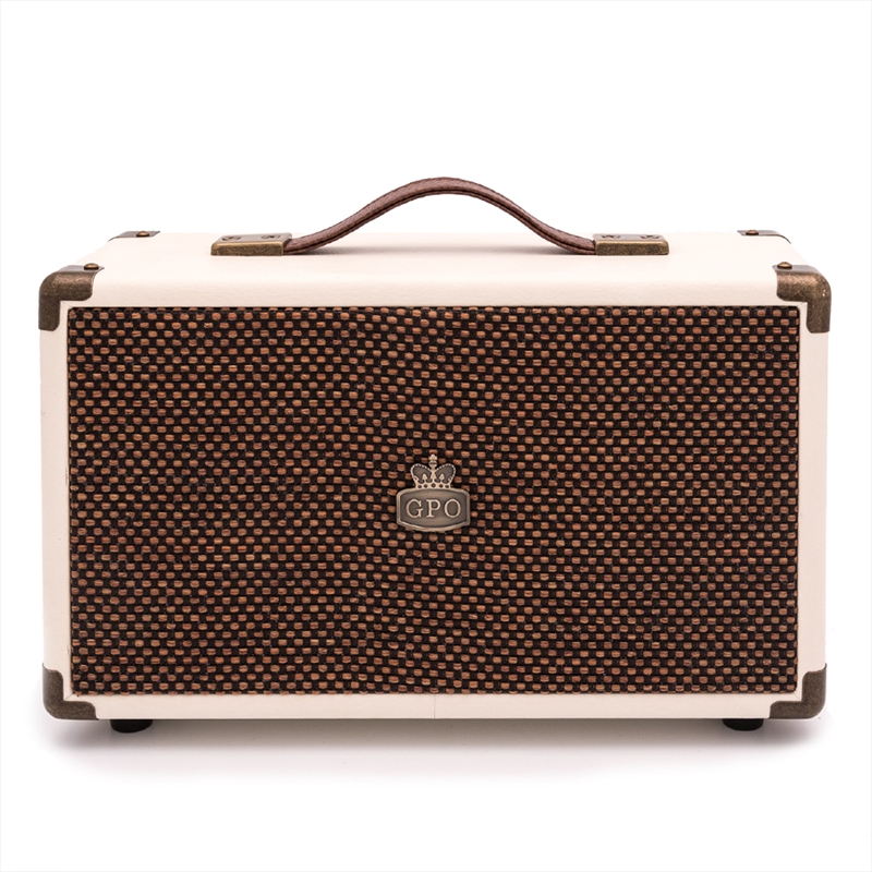 GPO WESTWOOD Bluetooth Speaker - Cream And Tan | Accessories