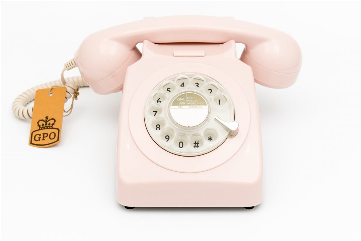 Rotary Telephone - Carn Pink/Product Detail/Appliances