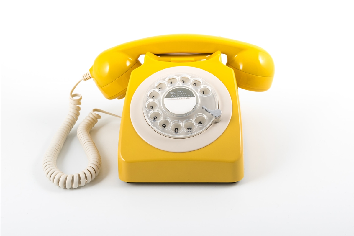 Rotary Telephone - Mustard/Product Detail/Appliances