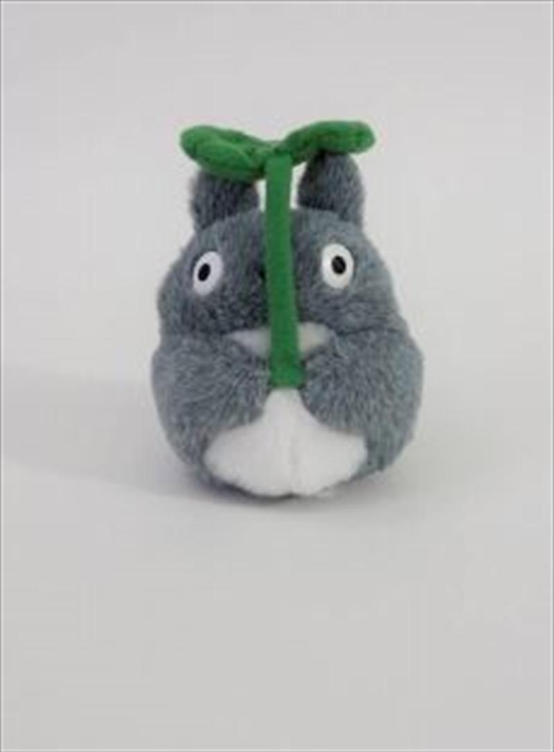 Studio Ghibli Plush: My Neighbor Totoro - Fluffy Totoro Beanbag with Leaf | Toy