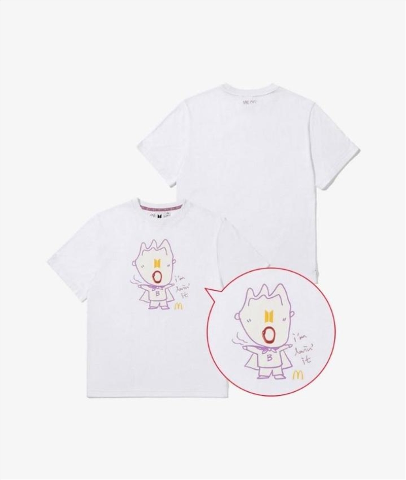 BTS SAUCY -  RM White Tshirt - Medium | Apparel