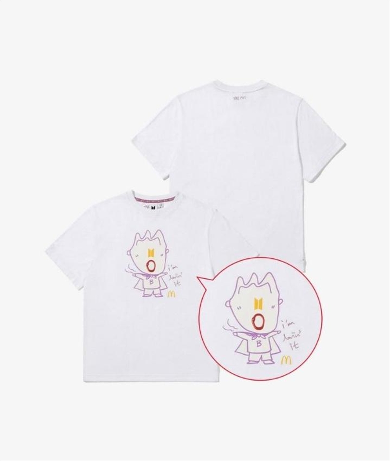 BTS SAUCY -  RM White Tshirt - Medium/Product Detail/KPOP Merch
