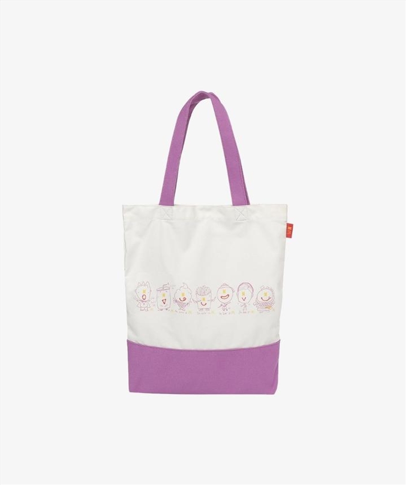 BTS SAUCY Ivory Tote Bag/Product Detail/KPOP Merch