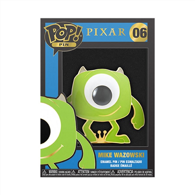 Monsters Inc - Mike Wazowski 4" Pop! Enamel Pin/Product Detail/Buttons & Pins