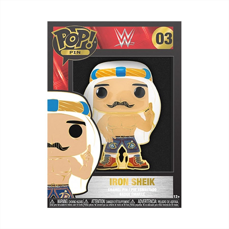 WWE - Iron Sheik 4" Pop! Enamel Pin | Merchandise