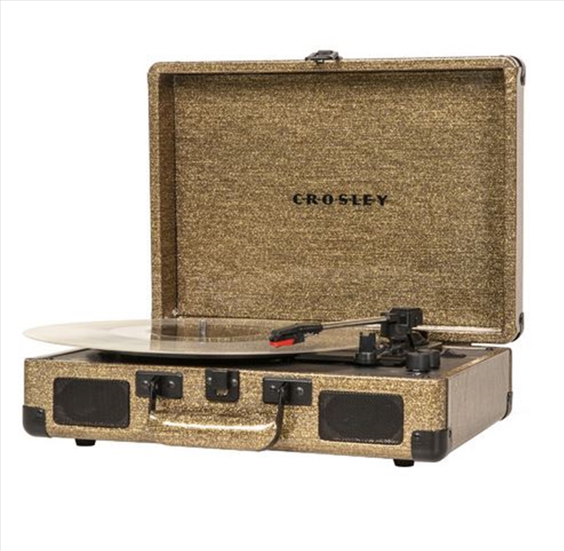 100th Anniversary Crosley Cruiser Bluetooth Portable Turntable - Gold/Product Detail/Turntables