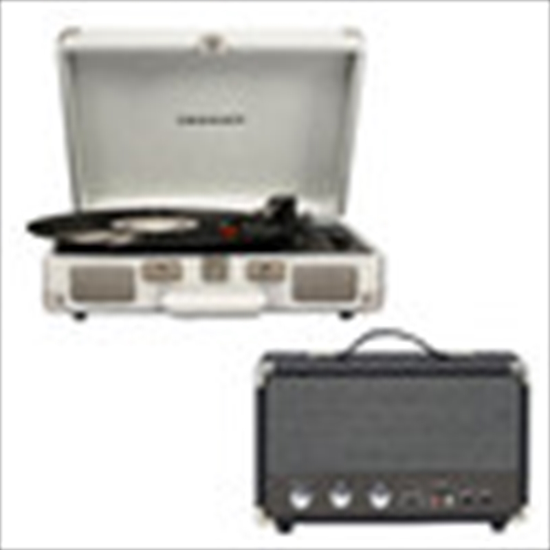 Crosley Cruiser Bluetooth Portable Turntable with Speaker - White Sands/Product Detail/Turntables