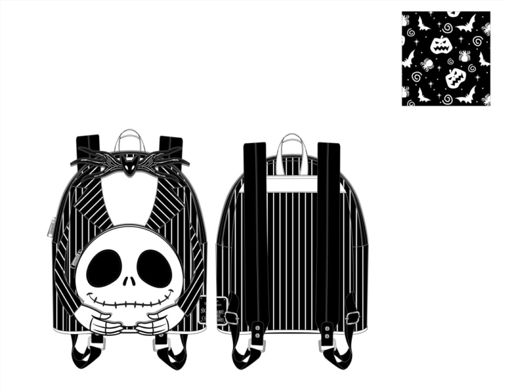 Loungefly - Nightmare Before Christmas - Headless Jack Skellington Mini Backpack/Product Detail/Bags