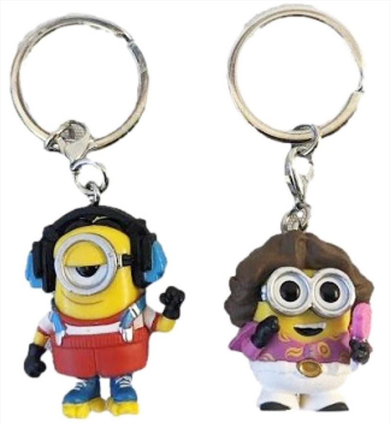 Minions 2: Rise of Gru - 70's Stuart & Bob US Exclusive Pocket Pop! Keychain 2-pack [RS]/Product Detail/Movies