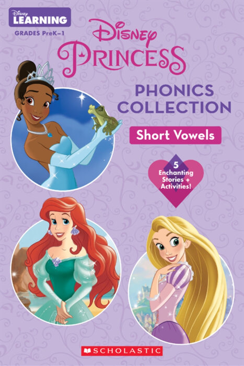 Disney Princess Phonics Collection: Short Vowels (Disney Learning: Bind-up)/Product Detail/Childrens