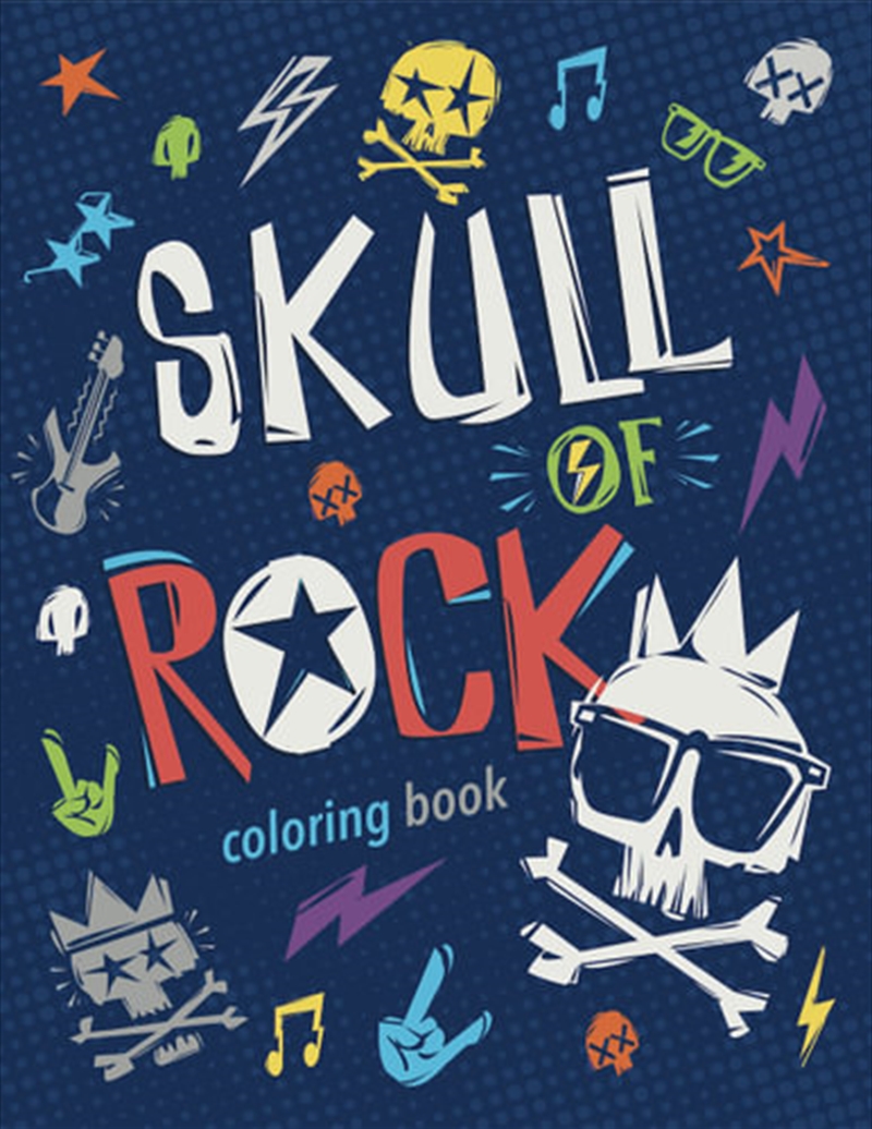 Foil Skulls Colouring: Rock/Product Detail/Kids Colouring