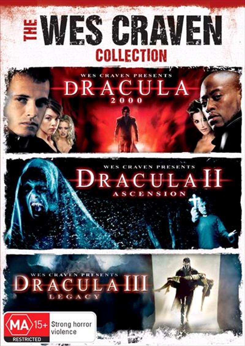 Dracula 2000 / Dracula II - Ascension / Dracula IIII - Legacy  3 Movie Franchise Pack/Product Detail/Horror