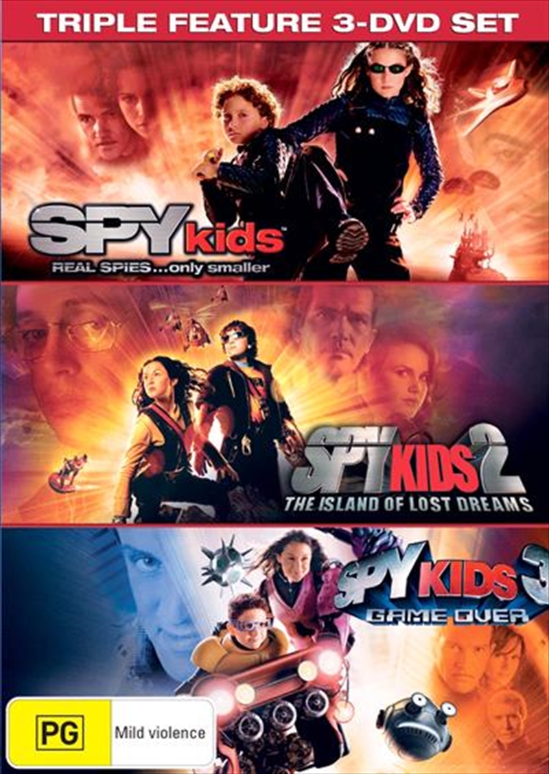 Spy Kids / Spy Kids 2 - Island Of Lost Dreams / Spy Kids 3D - Game Over  3 Movie Franchise Pack/Product Detail/Family