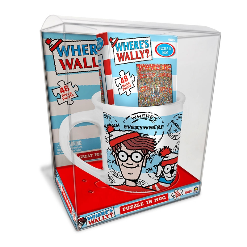 Where's Wally Puzzle In Mug 48pc | Merchandise