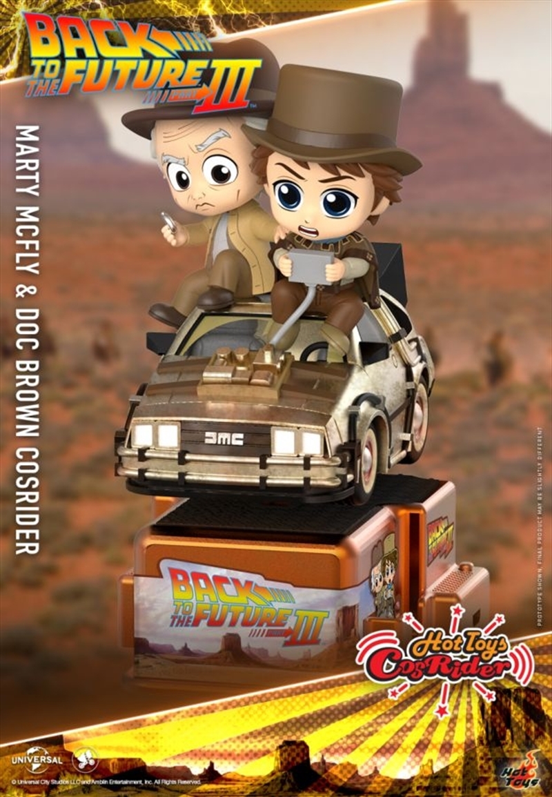 Back to the Future Part III - Marty McFly & Doc Brown Cosrider/Product Detail/Figurines