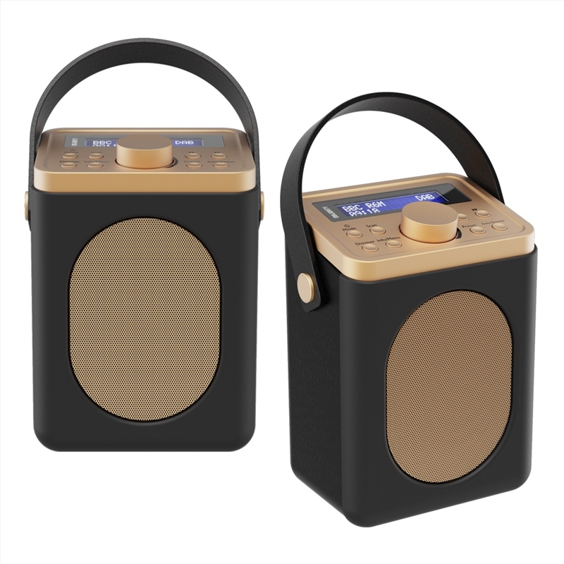 Majority Little Shelford DAB/DAB+ Radio with Bluetooth-Black-2PK/Product Detail/Speakers