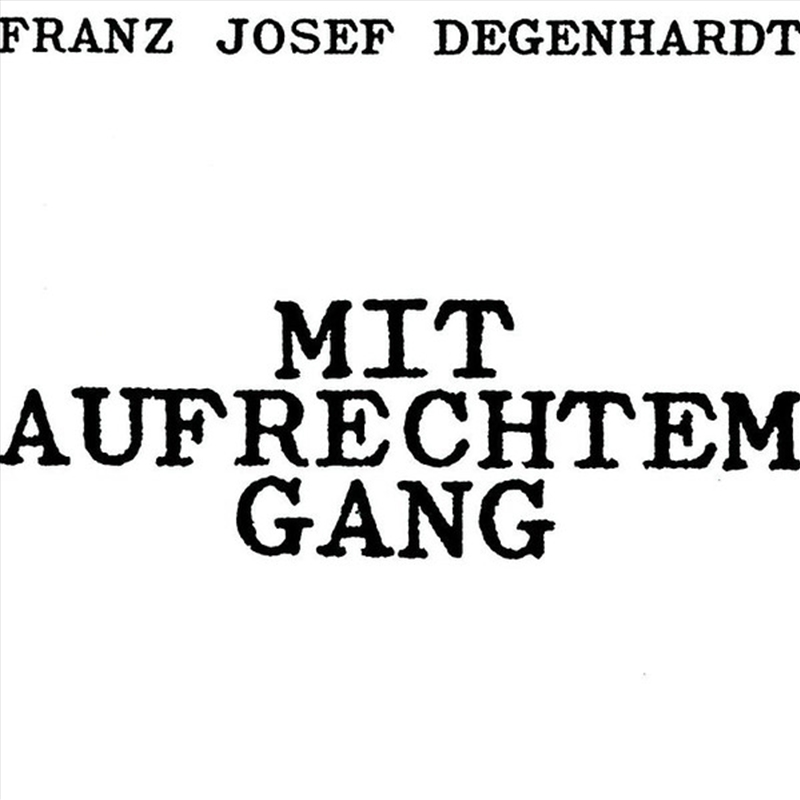 Mit Aufrechtem Gang/Product Detail/Pop