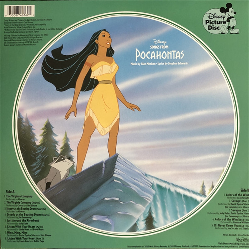 Songs From Pocahontas/Product Detail/Pop