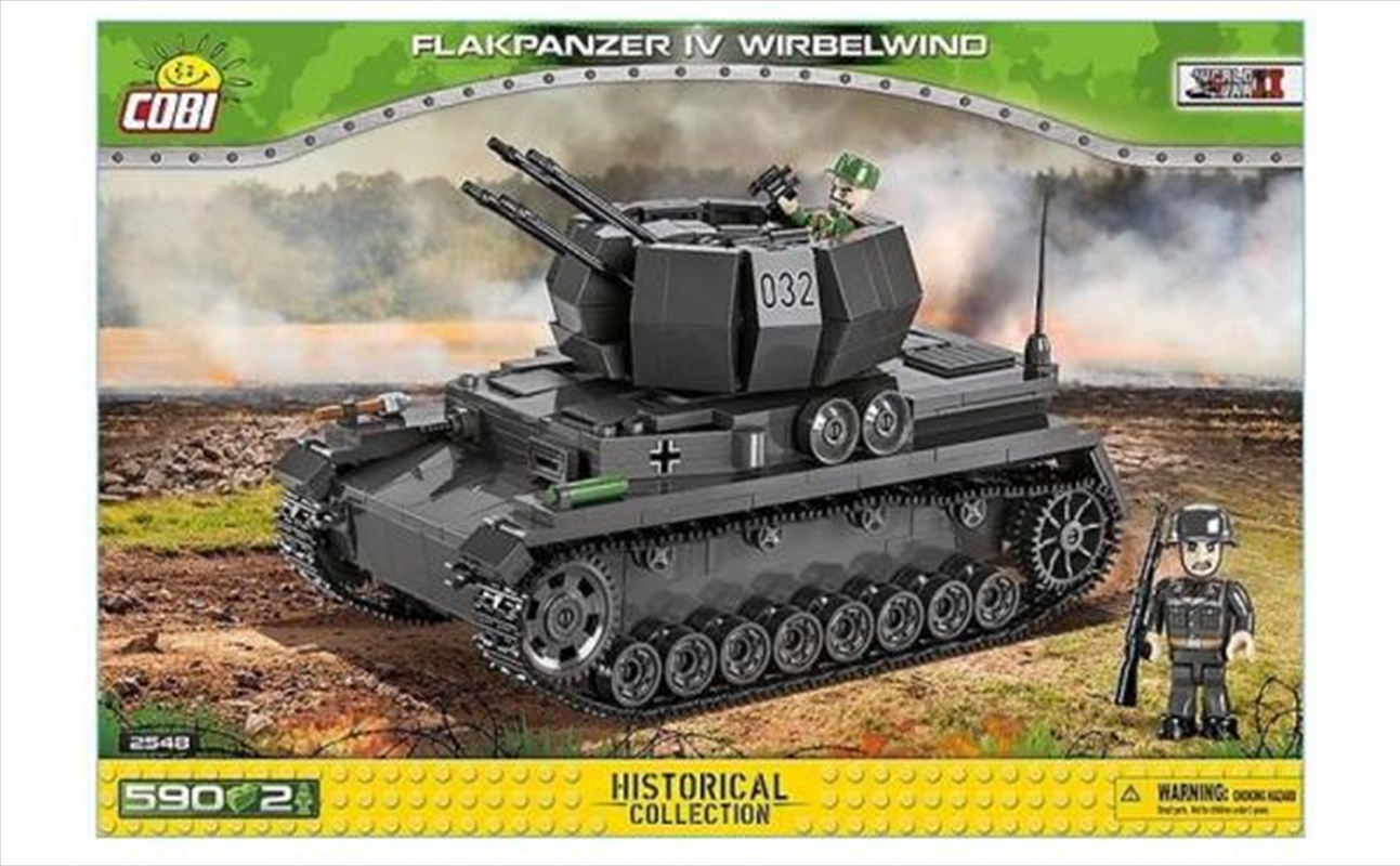 World War II - Flakpanzer 1V Wirbelwind Tank 580 pieces/Product Detail/Building Sets & Blocks