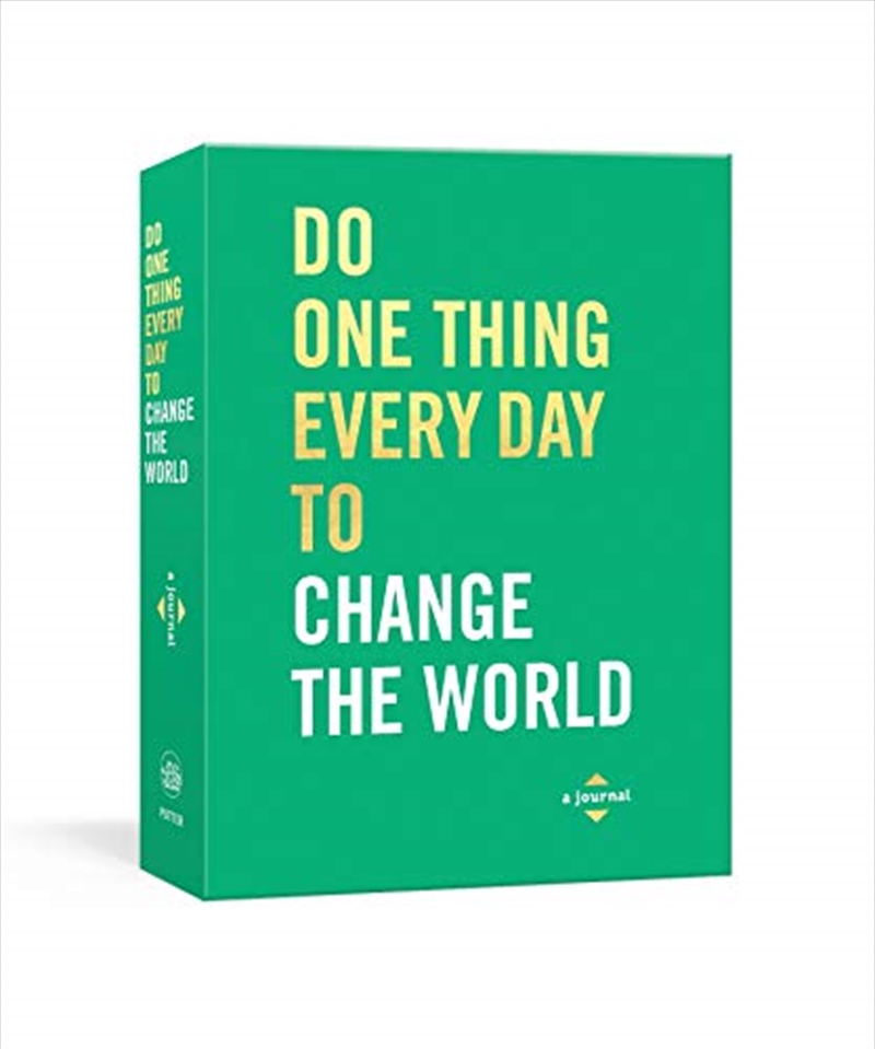 Do One Thing Every Day to Change the World: A Journal/Product Detail/Notebooks & Journals