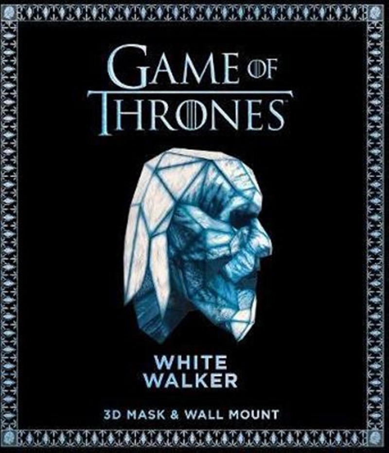Game Of Thrones Mask And Wall Mount - White Walker/Product Detail/Decor