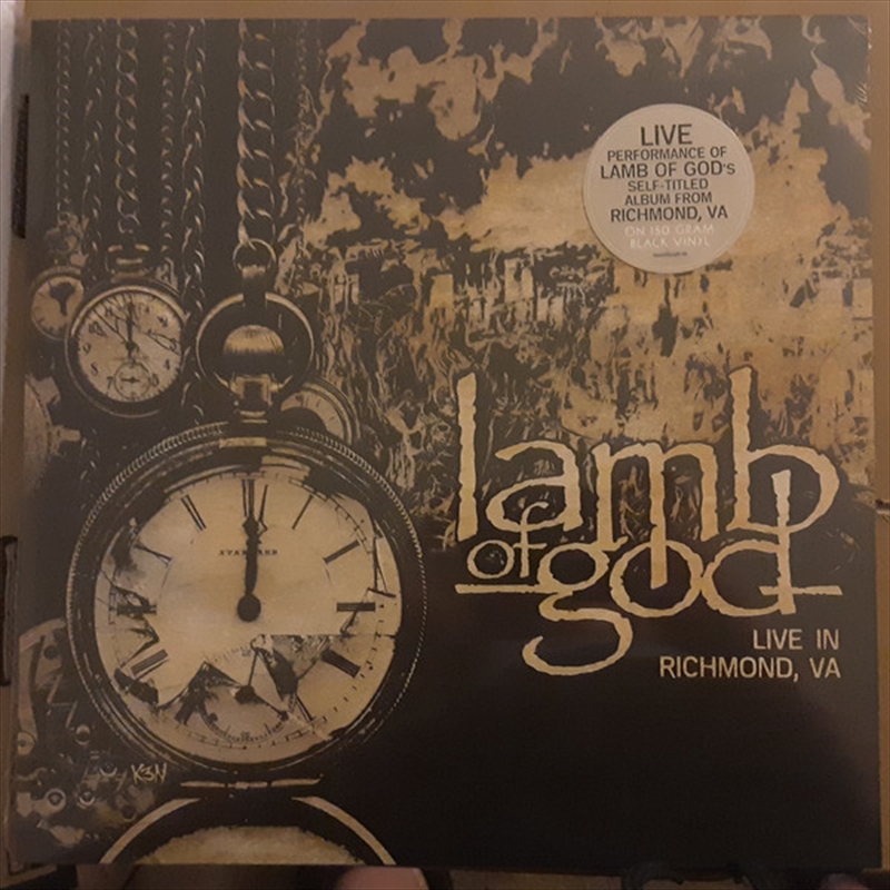 Lamb Of God: Live In Richmond/Product Detail/Pop