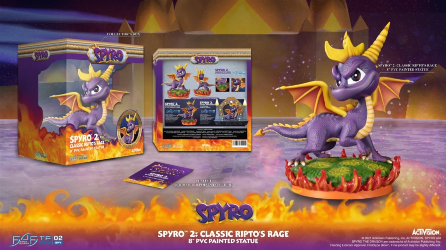 Spyro 2 - Classic Ripto's Rage PVC Statue/Product Detail/Statues