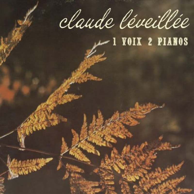 1 Voix 2 Pianos/Product Detail/Rock