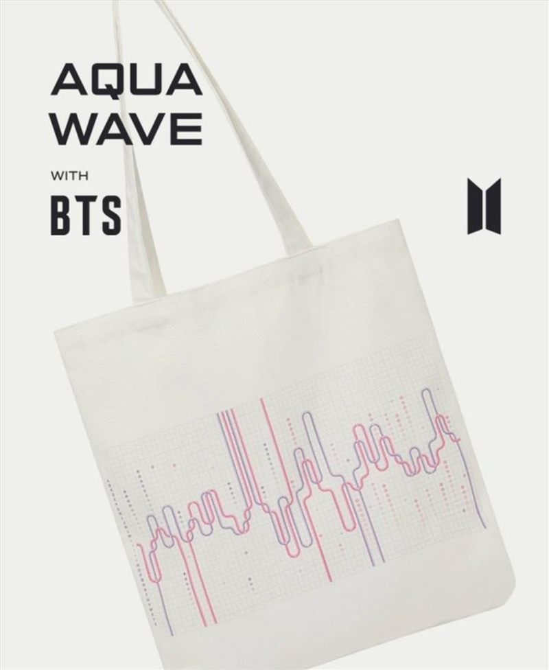 BTS Aqua Wave Tote Bag Backpacks, Merchandise Sanity