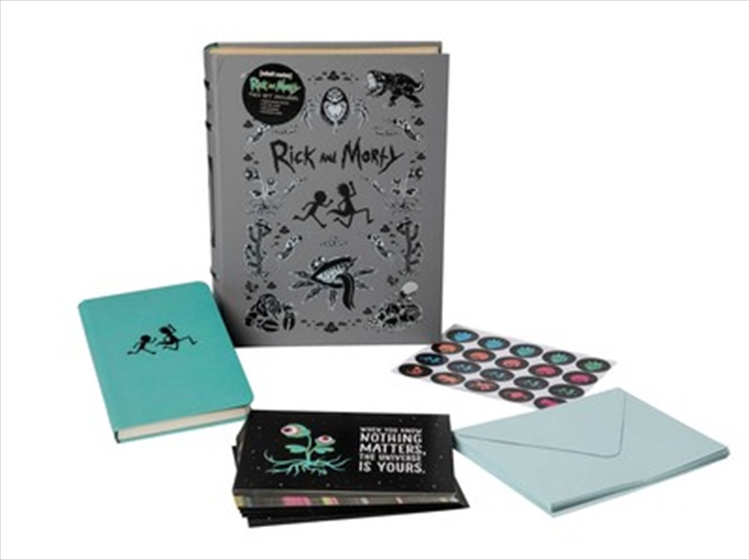 Rick and Morty Deluxe Note Card Set (With Keepsake Book Box)/Product Detail/Notebooks & Journals
