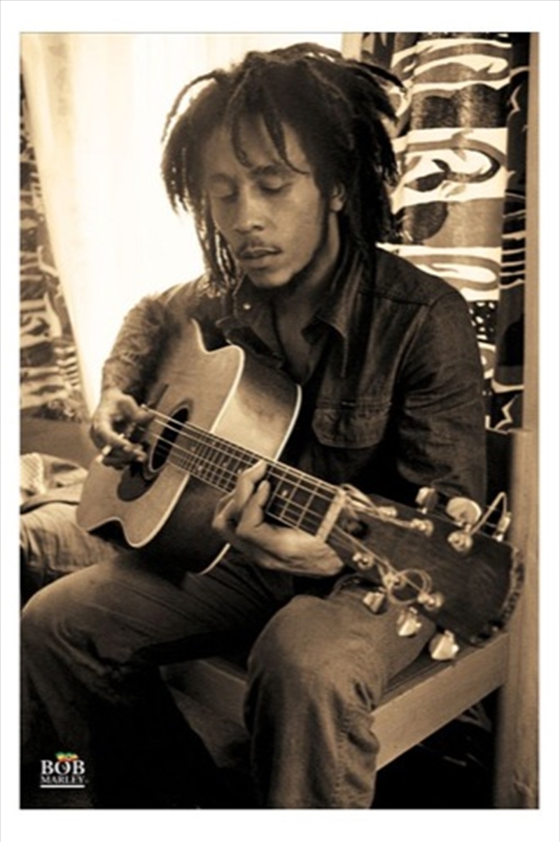 Bob Marley Guitar Pstr/Product Detail/Posters & Prints